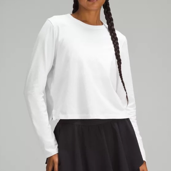 lululemon athletica Tops - NWT Lululemon Classic Fit Long Sleeve Cotton Blend Shirt in White - size 2